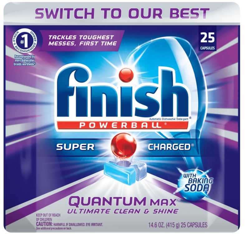 FINISH® Powerball® Quantum Max™ Capsules - With Baking Soda (Discontinued)